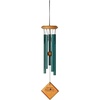 image:imageWoodstock Chimes Encore Collection Chimes of Mercury 14 Verdigris Wind Chimes for Outdoor Patio Home or Garden Dcor DCV14Verdigris