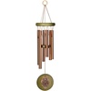 image:imageWoodstock Chimes Signature Collection Woodstock Habitats Chime 17 Green Owl Habitats and Nature Wind Chimes for Outdoor Patio Home or Garden Dcor HCGOGreen