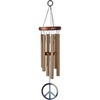 image:imageWoodstock Chimes Signature Collection Woodstock Peace Chime 16 Decor Designs Wind Chimes for Outdoor Patio Home or Garden Dcor WPCB