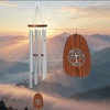 image:imageWoodstock Chimes Signature Collection Woodstock Tree of Life Chime 37 Silver Wind Chimes for Outdoor Patio Home or Garden Decor TOLB