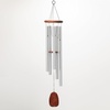 image:imageWoodstock Wind Chimes for Outside 40 Barbershop Harmony Windchime Silver Large Chime Outdoor Garden and Patio Porch Decor and Gifts BHS
