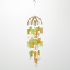 image:imageWoodstock Wind Chimes for Outside Outdoor Decor Garden and Patio Decor Front Porch Decor Butterfly Capiz Wind Chime 22 Patina GreenMarigold Wind Chime CCBGPatina Green