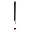 image:imageWoodstock Wind Chimes of Saturn Wind Chimes for Outside 47 Black Large Deep Tone Wind Chime Dcor for Outdoor Garden Patio Porch Encore CollectionBlack