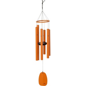 image:imageWoodstock Chimes Bells of Paradise Medium 32 Pigeon Blue Outdoor Memorial Gift Wind Chimes for Backyard Porch Garden Patio Decor Deep Tone Windchime BPMDNMOrange