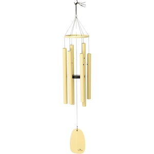 image:imageWoodstock Chimes Bells of Paradise Medium 32 Pigeon Blue Outdoor Memorial Gift Wind Chimes for Backyard Porch Garden Patio Decor Deep Tone Windchime BPMDNMYellow