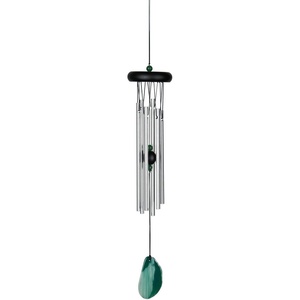 image:imageWoodstock Chimes Signature Collection Woodstock Agate Chime Small 18 Green Decor Designs Wind Chimes for Outdoor Patio Home or Garden Dcor WAGGWAGG