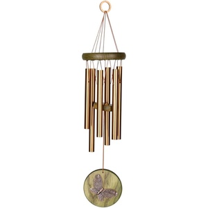 image:imageWoodstock Chimes Signature Collection Woodstock Habitats Chime 17 Green Butterfly Habitats and Nature Wind Chimes for Outdoor Patio Home or Garden Dcor HCGB