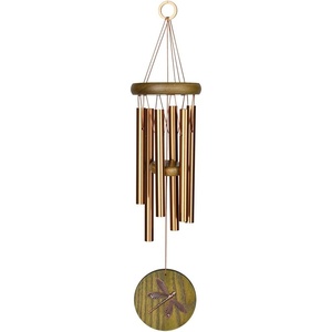image:imageWoodstock Chimes Signature Collection Woodstock Habitats Chime 17 Green Dragonfly Habitats and Nature Wind Chimes for Outdoor Patio Home or Garden Dcor HCGD