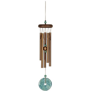 image:imageWoodstock Chimes Signature Collection Woodstock Turquoise Chime Petite 16 Decor Designs Wind Chimes for Outdoor Patio Home or Garden Dcor WTBRP
