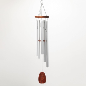 image:imageWoodstock Wind Chimes for Outside 40 Barbershop Harmony Windchime Silver Large Chime Outdoor Garden and Patio Porch Decor and Gifts BHS