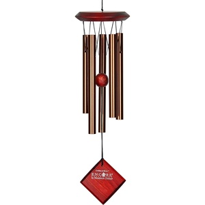image:imageWoodstock Wind Chimes of Mars Chime for Outside 17 Bronze Small Light Sound Wind Chime Dcor for Outdoor Garden Patio Porch Encore CollectionBronze