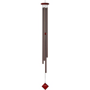 image:imageWoodstock Wind Chimes of Saturn Wind Chimes for Outside 47 Black Large Deep Tone Wind Chime Dcor for Outdoor Garden Patio Porch Encore CollectionBronze