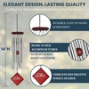 image:imageWoodstock Chimes Encore Collection Chimes of Mercury 14 Silver Mercury Wind Chimes for Outdoor Patio Home or Garden Dcor DCS14