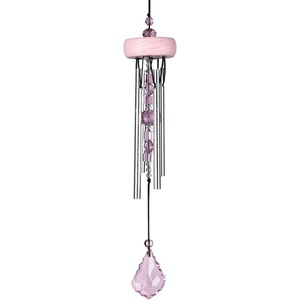 image:imageWoodstock Chimes Signature Collection Gem Drop Chime 10 Shamrock Dcor Designs  Small Chimes Wind Chimes for Outdoor Patio Home or Garden Dcor GEMSHGEMRO