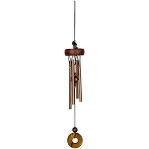image:imageWoodstock Chimes Signature Collection Precious Stones Chime 11 TigersEye Dcor Designs  Small Chimes Wind Chimes for Outdoor Patio Home or Garden Dcor PSTE