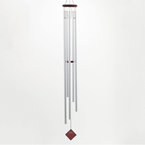 image:imageWoodstock Wind Chimes of Venus Wind Chimes for Outside 58 Silver Large Deep Tone Wind Chime Dcor for Outdoor Garden Patio Porch Encore CollectionSilver
