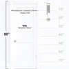 image:imageWoodstock Wind Chimes for Outside Garden Patio Porch and Outdoor Decor 22 Silver Woodstock Coastal Wind Chimes Glass Fish WCGF