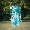 image:imageWoodstock Wind Chimes for Outside Garden Patio Porch and Outdoor Decor 25 Ocean Breeze Ocean Breeze Capiz Wind Chimes C304