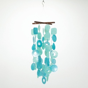 image:imageWoodstock Wind Chimes for Outside Garden Patio Porch and Outdoor Decor 25 Ocean Breeze Ocean Breeze Capiz Wind Chimes C304