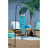 image:imageWoodstock Wind Chimes Margaritaville Seaglass Windchime 24 Inch Outdoor Chime Decor for Patio Garden Porch with Silver Tubes Resin and Seaglass Clapper Tuned to Margaritaville NotesSeaglass Blue