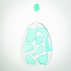 image:imageWoodstock Wind Chimes Margaritaville Seaglass Windchime 24 Inch Outdoor Chime Decor for Patio Garden Porch with Silver Tubes Resin and Seaglass Clapper Tuned to Margaritaville NotesSilver