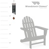 image:imageWoodstock Wind Chimes of Pluto Wind Chimes for Outside 27 BlackTeak Small Light Sound Wind Chime Dcor for Outdoor Garden Patio Porch Encore Collection