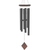 image:imageWoodstock Wind Chimes of Pluto Wind Chimes for Outside 27 BlackTeak Small Light Sound Wind Chime Dcor for Outdoor Garden Patio Porch Encore Collection