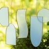 image:imageWoodstock Chimes Stained Glass Suncatcher Desert Sun 265 Outdoor Memorial Gift Wind Chimes for Backyard Porch Garden Patio Hanging Window Dcor Gift SCDSOcean Blue