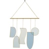 image:imageWoodstock Chimes Stained Glass Suncatcher Desert Sun 265 Outdoor Memorial Gift Wind Chimes for Backyard Porch Garden Patio Hanging Window Dcor Gift SCDSOcean Blue