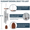 image:imageWoodstock Chimes Signature Collection Spanish Romance Chime 37 Silver Wind Chimes for Outdoor Patio Home or Garden Dcor ADSR