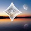 image:imageWoodstock Chimes Woodstock Rainbow Makers Collection Woodstock Shimmers Crystal 5 Star Crystal Shimmers Shimmers for Outdoor Patio Home or Garden Dcor SHCSSHCP