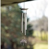 image:imageWoodstock Wind Chimes 15 Serenity Tree Amethyst Wind Chime Gray Ash Wood Silver Aluminum Tubes Windchime for Outside Garden Decor Outdoor Patio and Front Porch