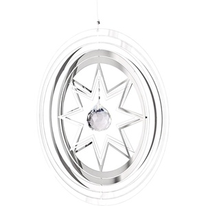 image:imageWoodstock Chimes Woodstock Rainbow Makers Collection Woodstock Shimmers Crystal 5 Star Crystal Shimmers Shimmers for Outdoor Patio Home or Garden Dcor SHCSSHCS