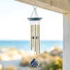 image:imageWoodstock Chimes Seashore Chime Scallop Shell Hanging Decor Coastal Gifts Wind Chimes for Outdoor Patio Home or Garden DcorScallop