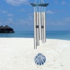 image:imageWoodstock Chimes Seashore Chime Scallop Shell Hanging Decor Coastal Gifts Wind Chimes for Outdoor Patio Home or Garden DcorScallop
