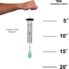 image:imageWoodstock Chimes Signature Collection Woodstock Chakra Chime 17 Turquoise Eastern Energies Wind Chimes for Outdoor Patio Home or Garden Dcor CCT