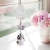 image:imageWoodstock Chimes Sun Catcher Crystal Fantasy 45 Rose Pink Crystal Suncatcher Pink Hanging Window Prism for Indoor Kitchen Office Gifts Rearview Car Mirror Dcor Rainbow Makers Collection CFRORose