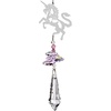 image:imageWoodstock Chimes Sun Catcher Crystal Fantasy 45 Rose Pink Crystal Suncatcher Pink Hanging Window Prism for Indoor Kitchen Office Gifts Rearview Car Mirror Dcor Rainbow Makers Collection CFROUnicorn