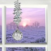 image:imageWoodstock Chimes Woodstock Rainbow Makers Collection Crystal Grand Cascade 45 Moonlight Crystal Cascades Crystal Suncatchers for Outdoor Patio Home or Garden Dcor CCGMIce