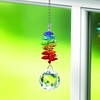 image:imageWoodstock Chimes Woodstock Rainbow Makers Collection Crystal Grand Cascade 45 Moonlight Crystal Cascades Crystal Suncatchers for Outdoor Patio Home or Garden Dcor CCGMRainbow