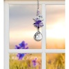 image:imageWoodstock Chimes Woodstock Rainbow Makers Collection Crystal Sunrise Cascade 3 Pink Crystal Cascades Crystal Suncatchers for Outdoor Patio Home or Garden Dcor CCSPPurple