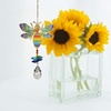 image:imageWoodstock Chimes Woodstock Rainbow Makers Collection Crystal Wonders 5 Bumble Bee Crystal Wonders Crystal Suncatchers for Outdoor Patio Home or Garden Dcor CWBEECWBEE