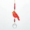 image:imageWoodstock Chimes Sun Catcher Crystal Dreams 4 Cardinal Crystal Suncatcher Red Bird Hanging Window Prism for Indoor Kitchen Office Gifts Rearview Car Mirror Dcor Rainbow Makers Collection