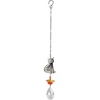 image:imageWoodstock Chimes Woodstock Rainbow Makers Collection Crystal Fantasy 45 Bird Crystal Fantasies Crystal Suncatchers for Outdoor Patio Home or Garden Dcor CFBITabby Cat