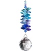image:imageWoodstock Chimes Woodstock Rainbow Makers Collection Crystal Grand Cascade 45 Moonlight Crystal Cascades Crystal Suncatchers for Outdoor Patio Home or Garden Dcor CCGMMoonlight
