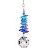 image:imageWoodstock Chimes Woodstock Rainbow Makers Collection Crystal Moonlight Cascade 4 Octagon Crystal Cascades Crystal Suncatchers for Outdoor Patio Home or Garden Dcor CCMOOctagon Crystal