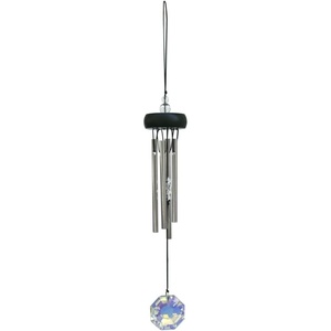 image:imageWoodstock Chimes Signature Collection Precious Stones Chime 12 Crystal Dcor Designs  Small Chimes Wind Chimes for Outdoor Patio Home or Garden Dcor PSCRPSCR