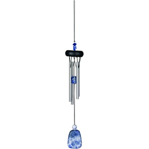image:imageWoodstock Chimes Signature Collection Precious Stones Chime 12 Crystal Dcor Designs  Small Chimes Wind Chimes for Outdoor Patio Home or Garden Dcor PSCRPSL
