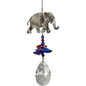 image:imageWoodstock Chimes Sun Catcher Crystal Fantasy 45 Turtle Crystal Suncatcher Rainbow Hanging Window Prism for Indoor Kitchen Office Gifts Rearview Car Mirror Dcor Rainbow Makers CollectionElephant