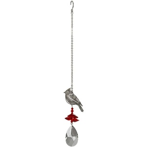 image:imageWoodstock Chimes Sun Catcher Crystal Fantasy 45 Turtle Crystal Suncatcher Rainbow Hanging Window Prism for Indoor Kitchen Office Gifts Rearview Car Mirror Dcor Rainbow Makers CollectionCardinal